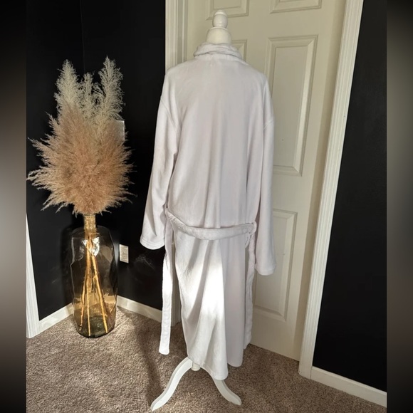 Polo Ralph Lauren Men's Sleepwear Soft Kimono Velour Robe White 
Size Large/XL - Picture 8 of 12